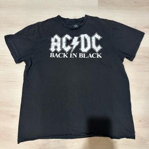 Men’s Black AC/DC Tee-Shirt
